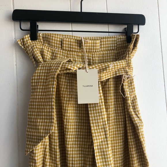 NWT Tularosa Gingham Tomasa Trousers - Picture 3 of 4